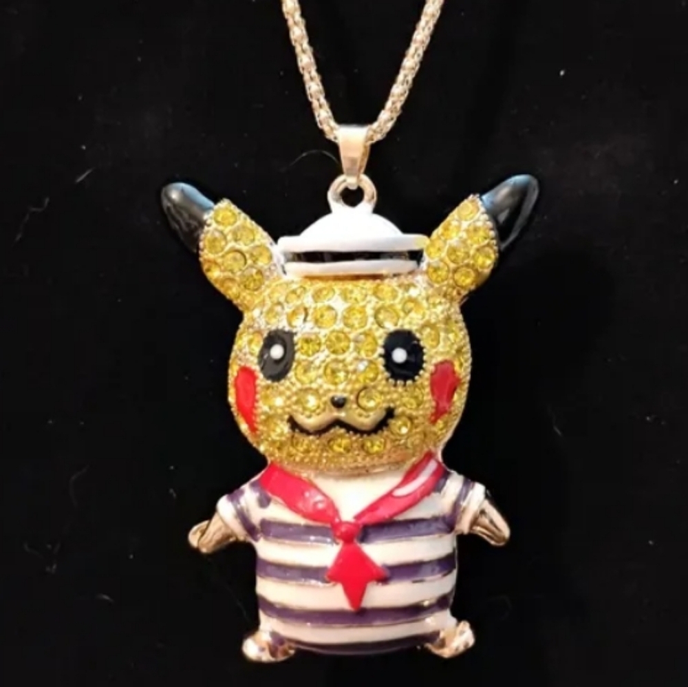 Betsey Johnson Pikachu necklace